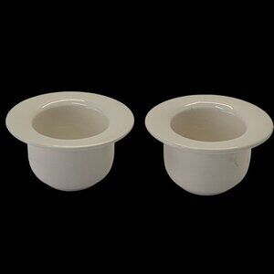 Artica by Arabia of Finland Single Egg Cup Pair Off White Ceramic Discontinued